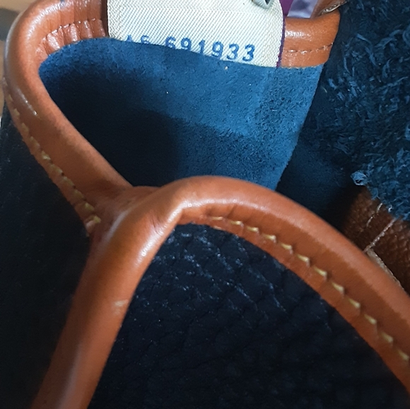 HOST PICK 4X'S...VINTAGE DOONEY & BOURKE BLUE/TAN CROSSBODY - Picture 5 of 11